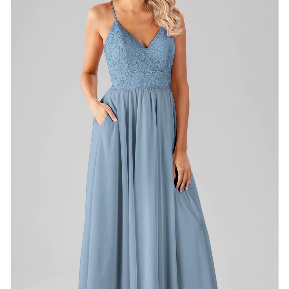 Like New Kennedy Blue Cameron Bridesmaid Dress-Size 8